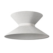 Paralume in tessuto Clessidra per lampada a sospensione - Lana Grigio Chiaro Lana sabbia