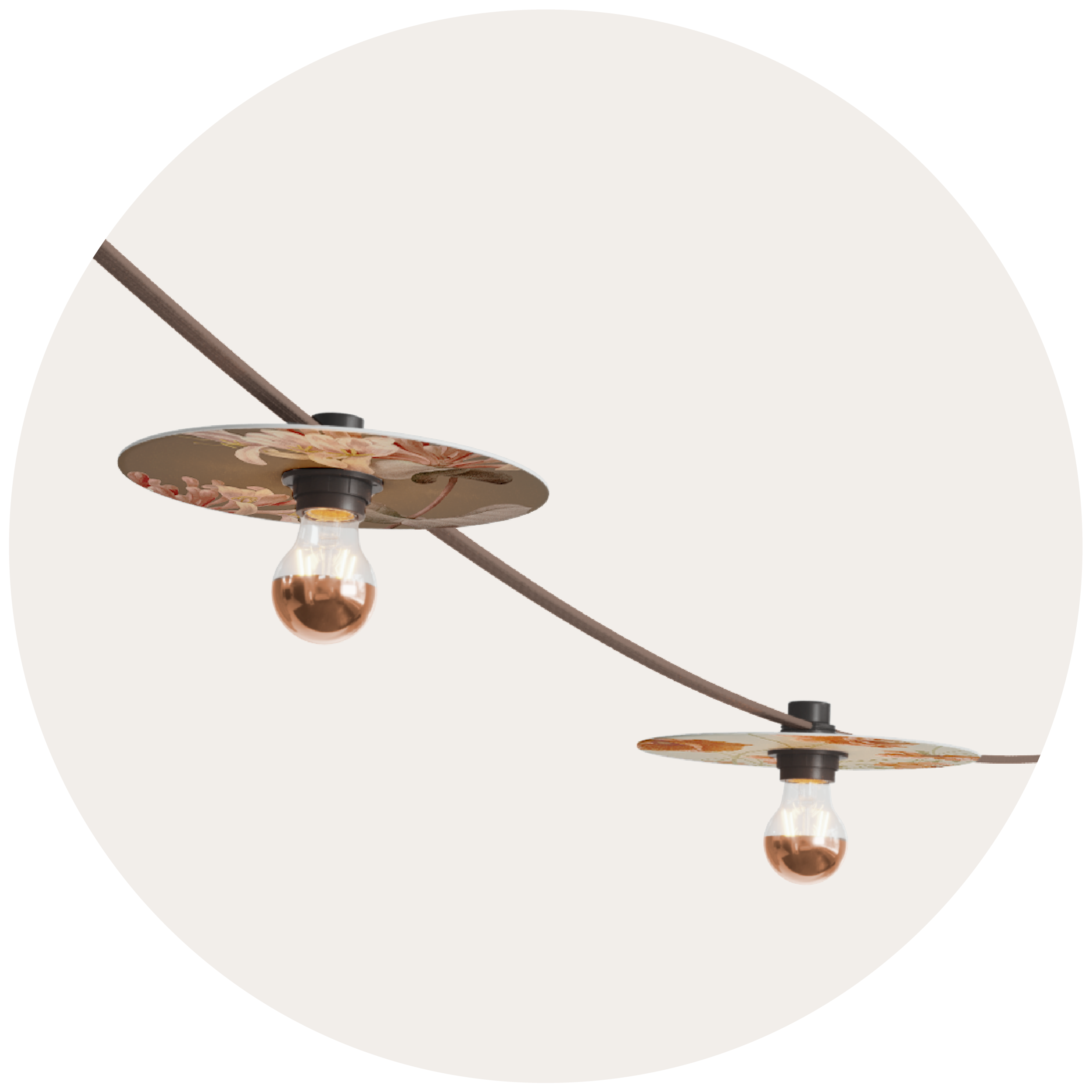 Světelné řetězy na ven