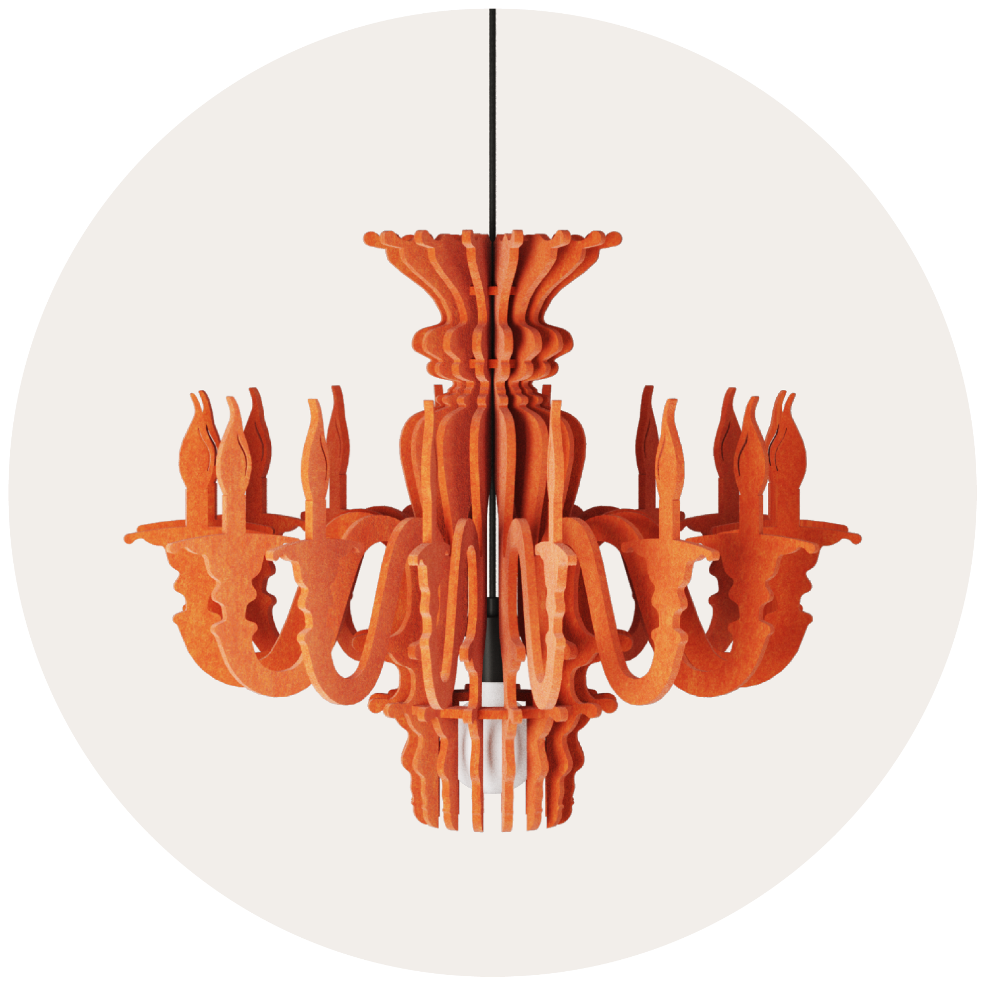 Akusticky pohlcující stínidla