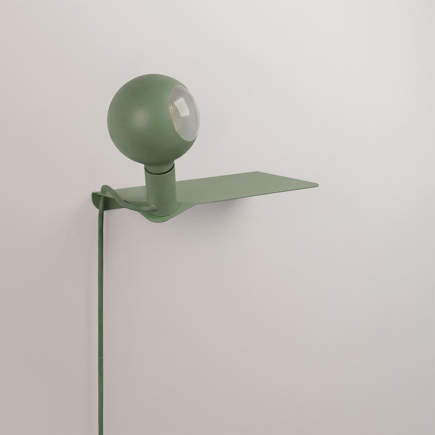 Combo Camo - Lampada con mensola - Verde