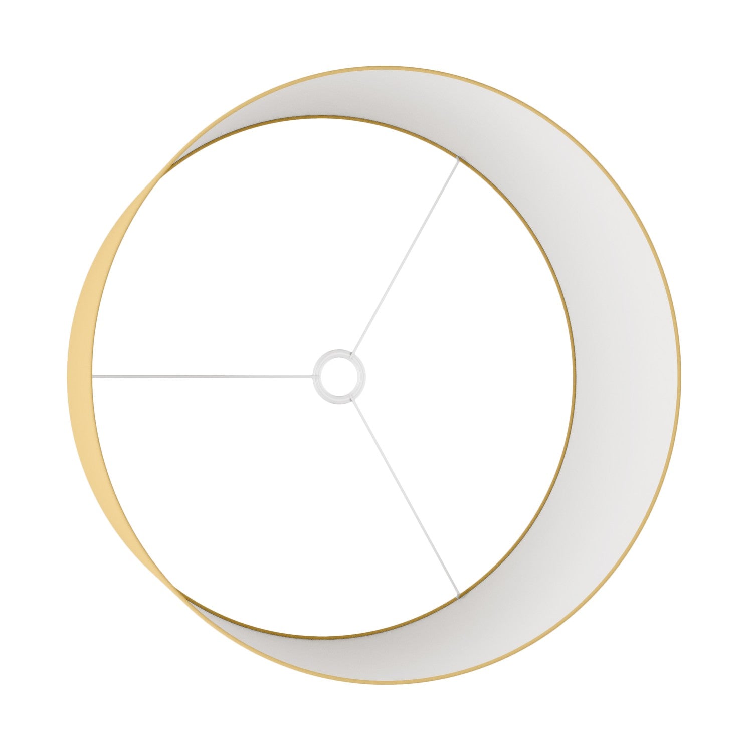 Paralume Cilindro XXL in tessuto con attacco E27 - Made in Italy - Arenal Oro
