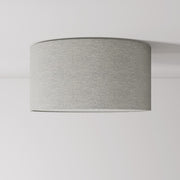 Plafoniera in tessuto Medium - Made in Italy - Lana Grigio Chiaro