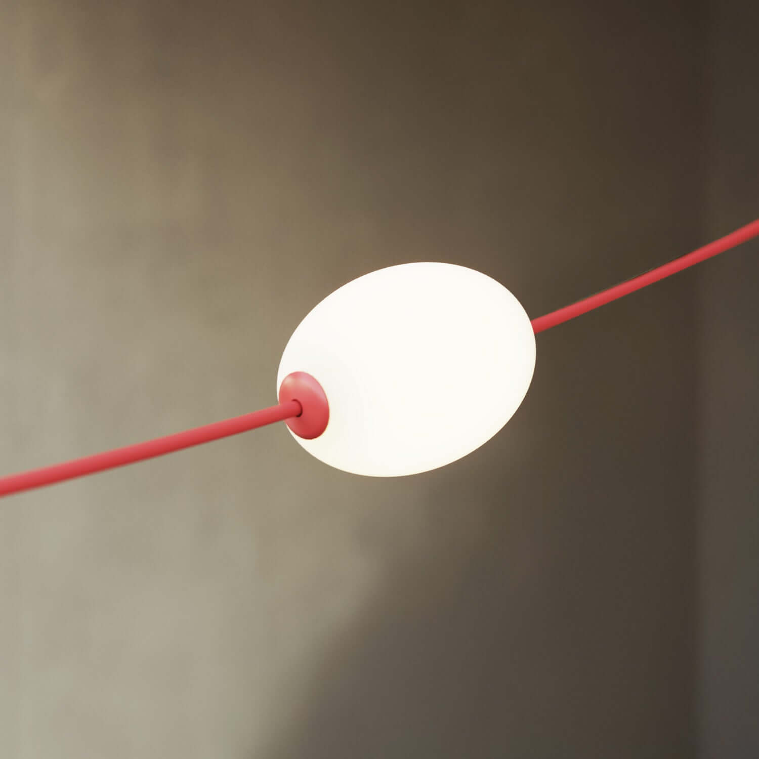 Catena luminosa 12 punti luce da esterno IP67 Rosso stella marina - Marina12