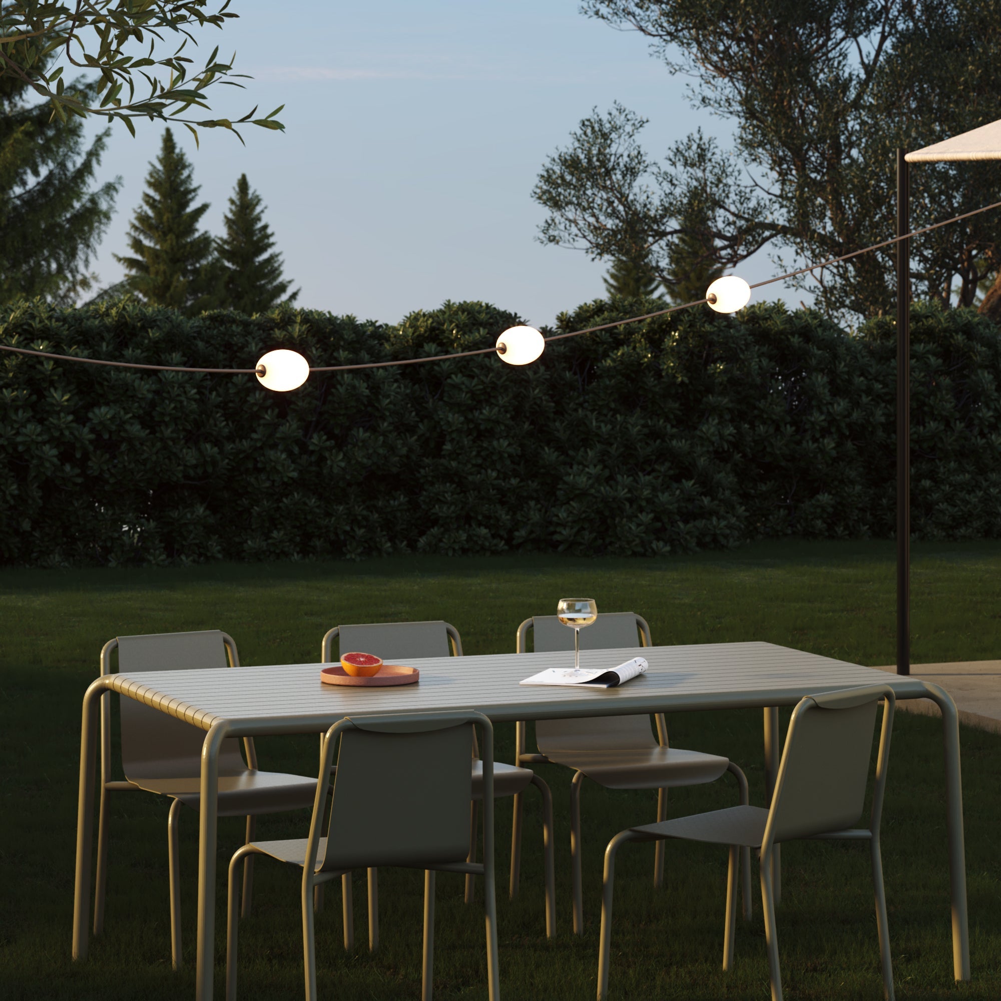 Cavo di connessione tra paralumi 70/140 cm (27 9/16" / 55 1/8") - Marina - Desert brown 70 cm (27 9 16")
