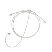 Cavo di connessione tra paralumi con forma a T - Marina - Bianco sabbia - Creative Cables