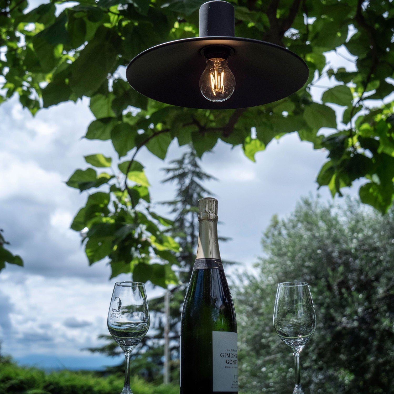 EIVA ELEGANT Kit Portalampada IP65 Outdoor in Silicone per Paralume E27 - Sistema Modulair - Nero