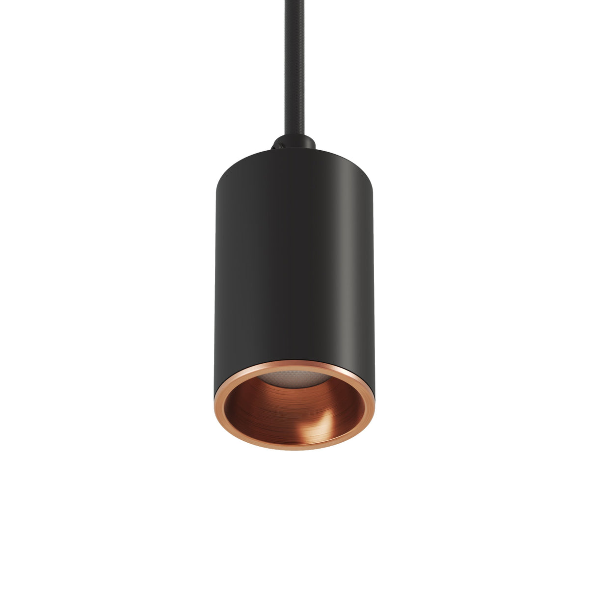 Faretto GU10 Spotlight LED Bispot - Nero / Rame satinato