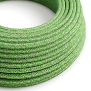 Filo elettrico ricoperto in cotone Verde Bronte - L'Originale Creative Cables, ideale per lampade colorate - RX08