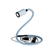 GU1d-one Pastel Lampada snodabile senza base con mini faretto LED - Blu carta da zucchero