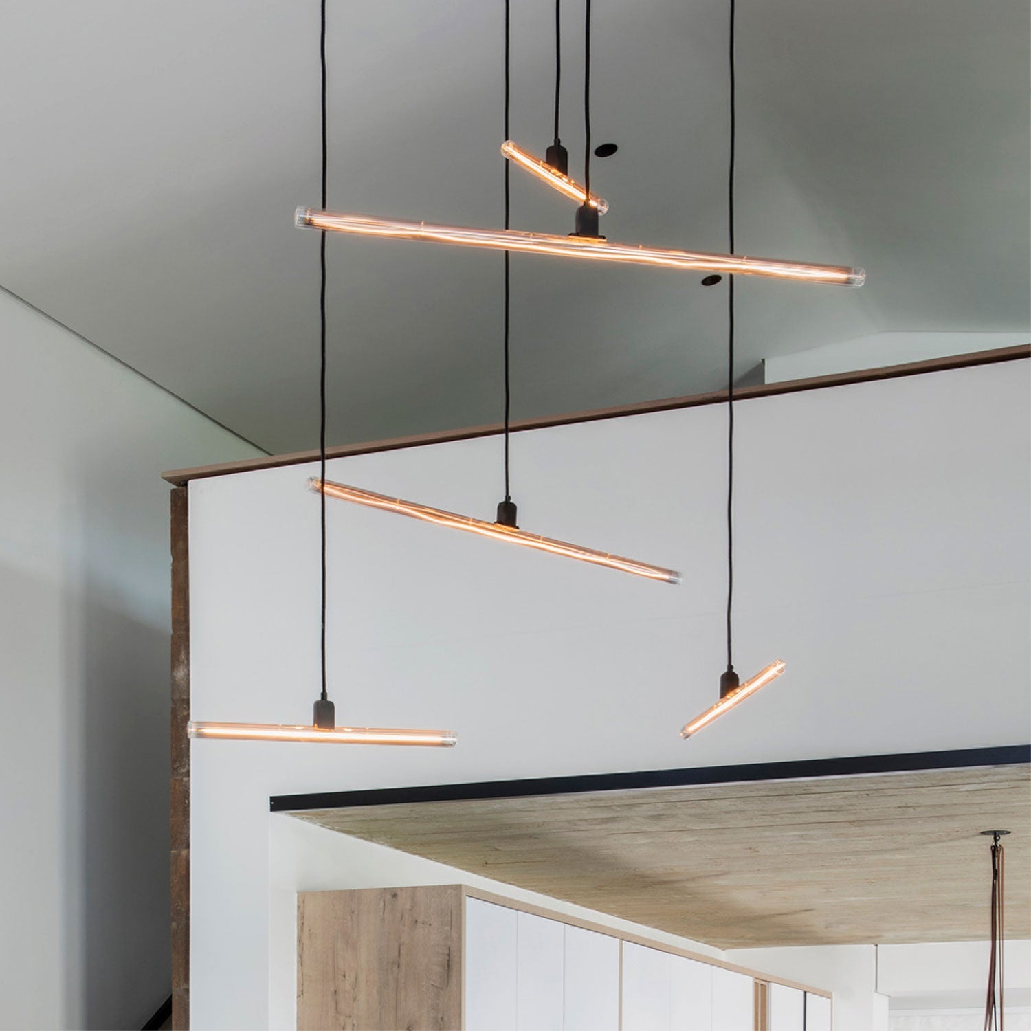 Kit portalampada esse14 per lampade a sospensione con attacco S14d - Effetto White marble