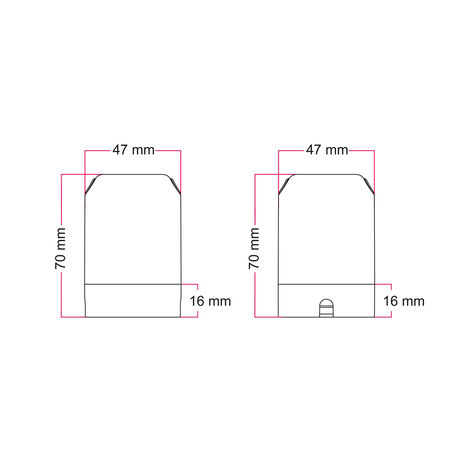 Kit Spostaluce esse14 con portalampada S14d - Neutro