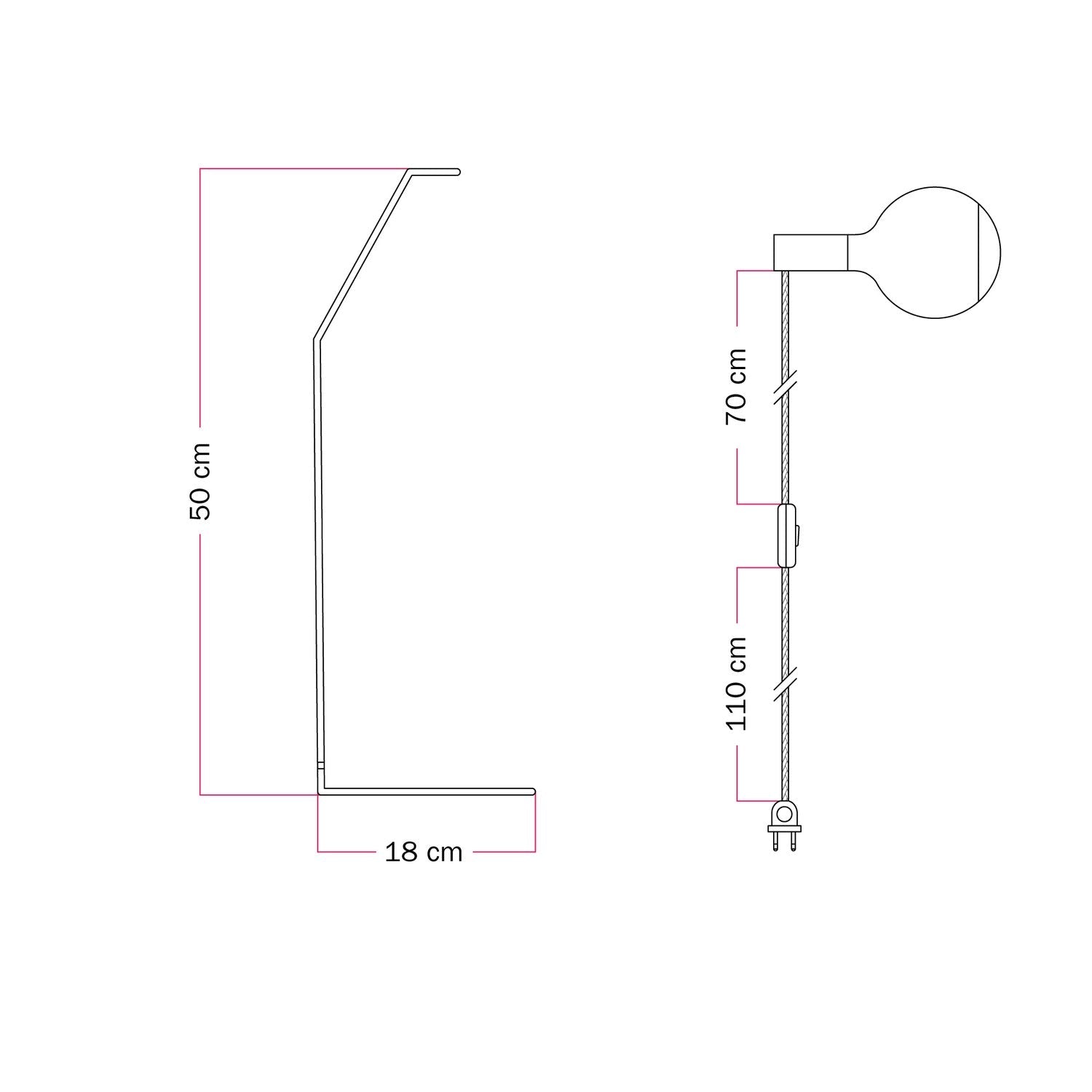Koso Lucia - Lampada da tavolo - Panna - Creative Cables