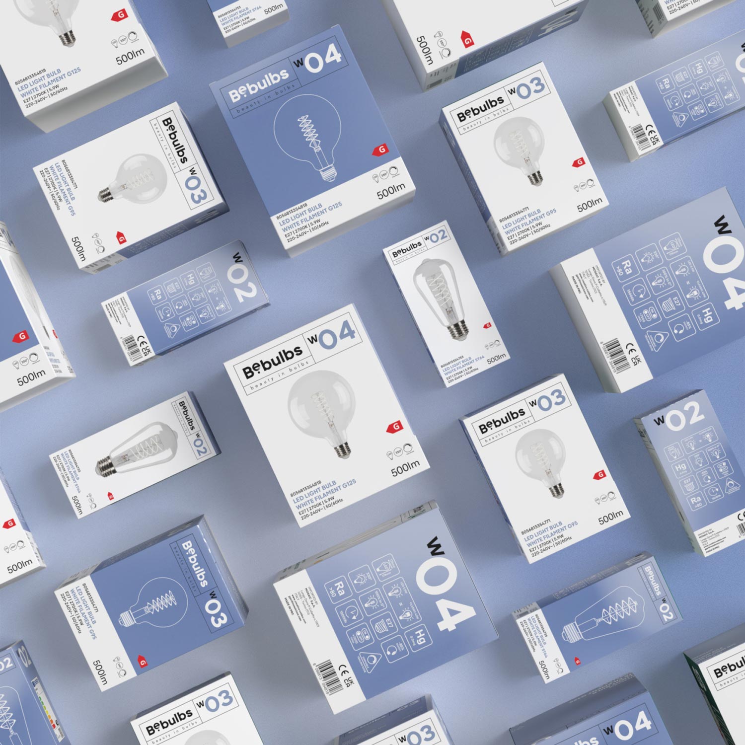 Lampadina LED Filamento Bianco Globo G95 5,9W 500Lm E27 2700K Dimmerabile - W03