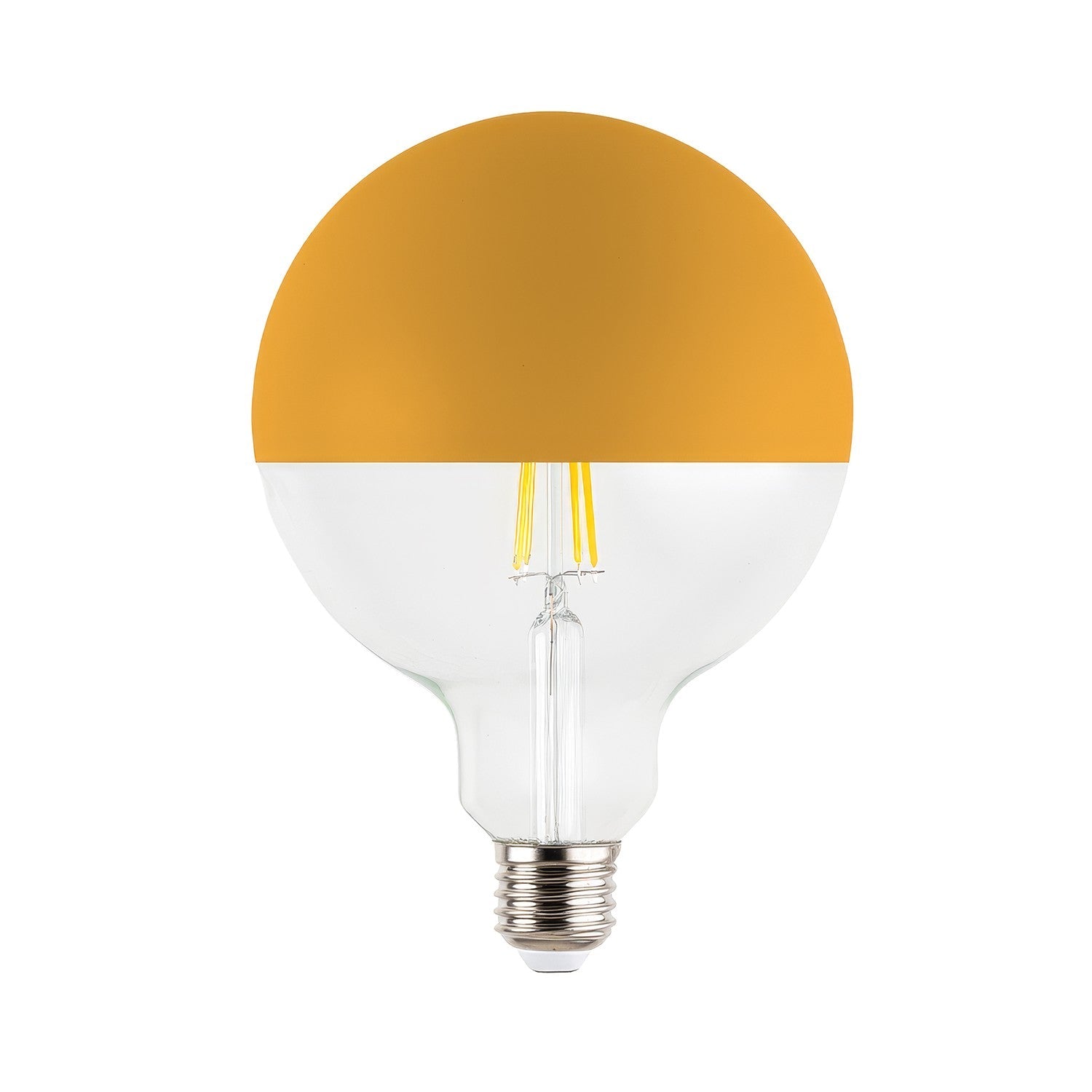 Lampadina LED Maria G125 4,8W 806Lm E27 2700K Dimmerabile - Giallo