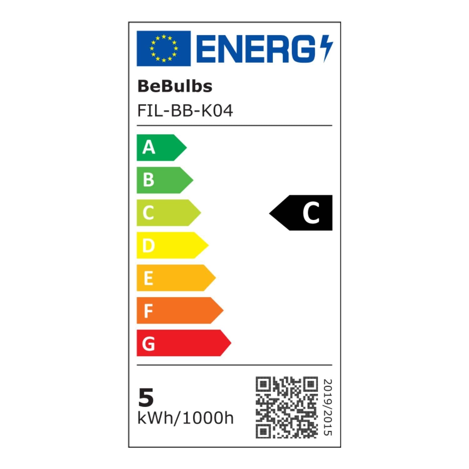 Lampadina LED Sofia G125 4,8W 806Lm E27 2700K Dimmerabile - Arancione