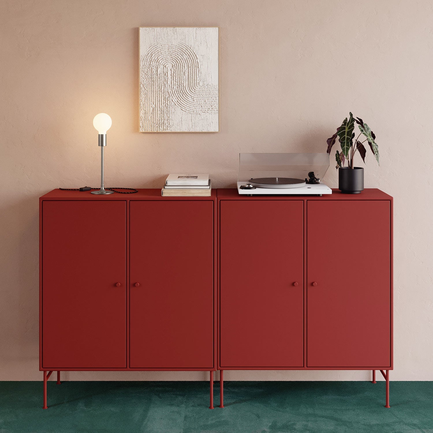 MAG-Y, kit supporto magnetico per lampada - Titanio satinato