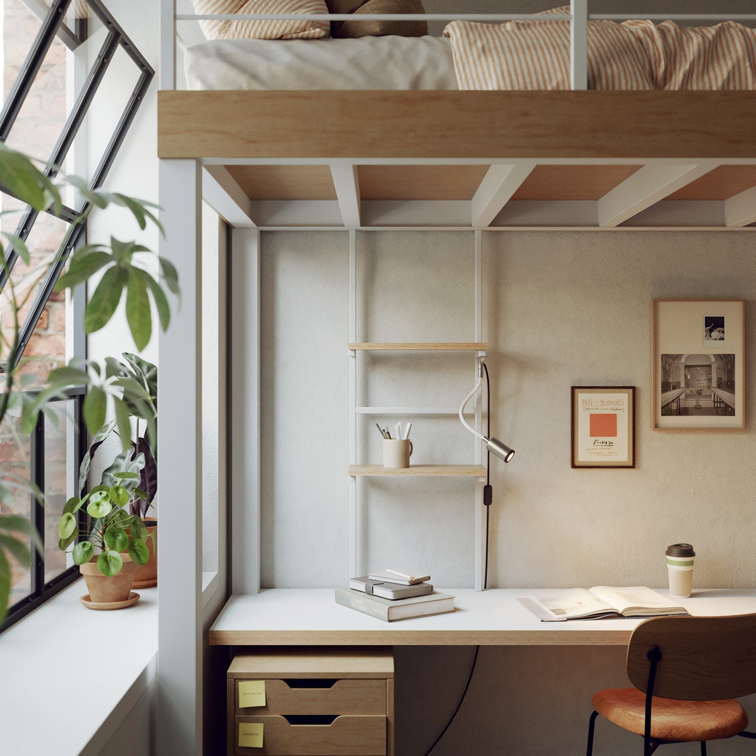 MAG-Y, kit supporto magnetico per lampada - Titanio satinato