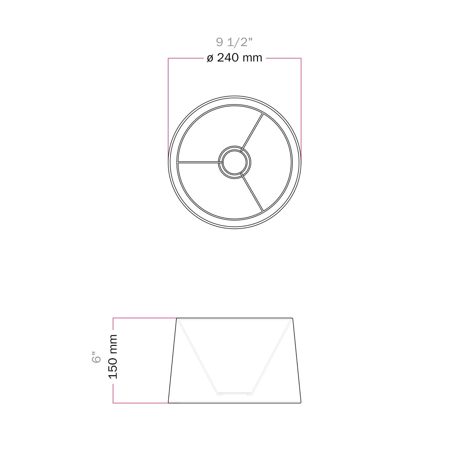 Paralume Athena con attacco E27 per lampada da tavolo o da terra - Made in Italy - Lana Beige