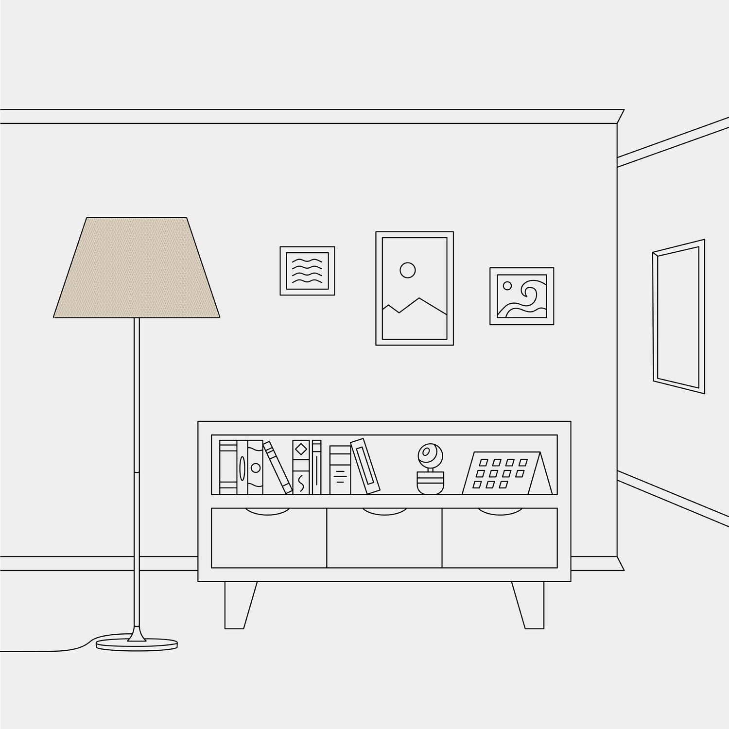 Paralume Impero L per lampada da tavolo o applique con attacco E27 - Made in Italy - Arenal Tortora