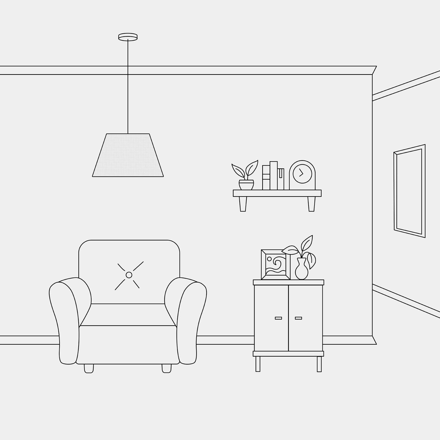 Paralume Impero M per sospensione con attacco E27 - Made in Italy - Lino Crudo