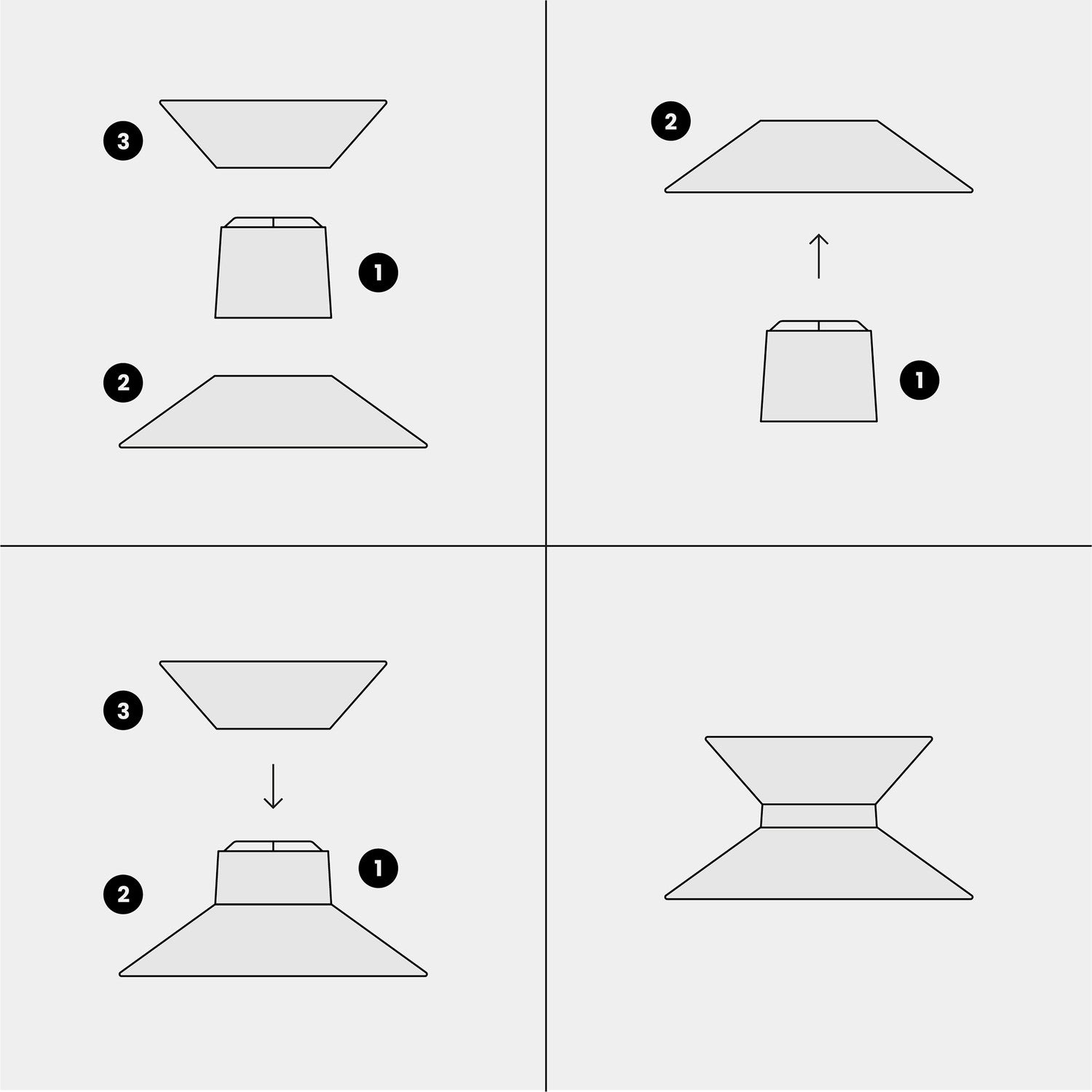 Paralume in tessuto Clessidra Arenal sabbia - Made in Italy Arenal sabbia