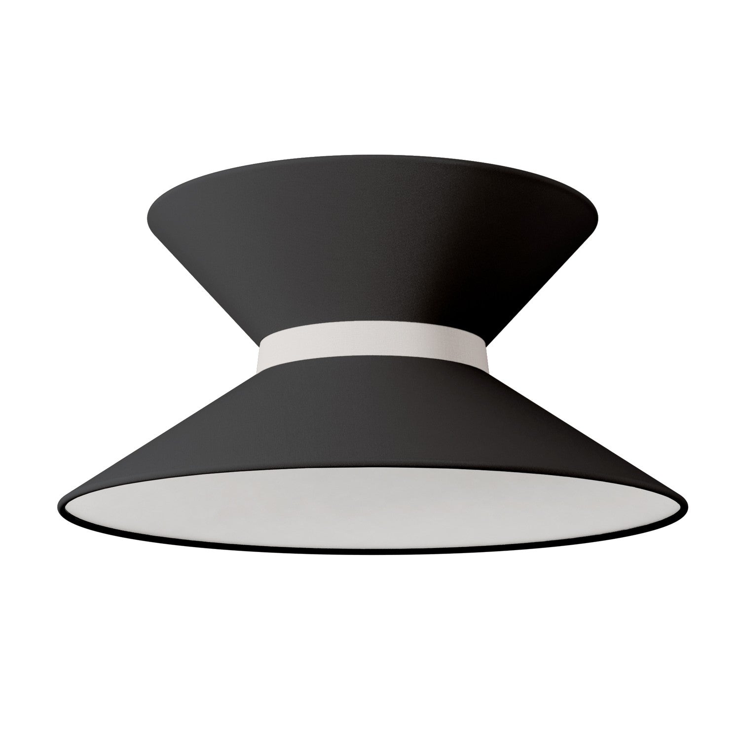 Paralume in tessuto Clessidra Teletta antracite - Made in Italy Arenal sabbia