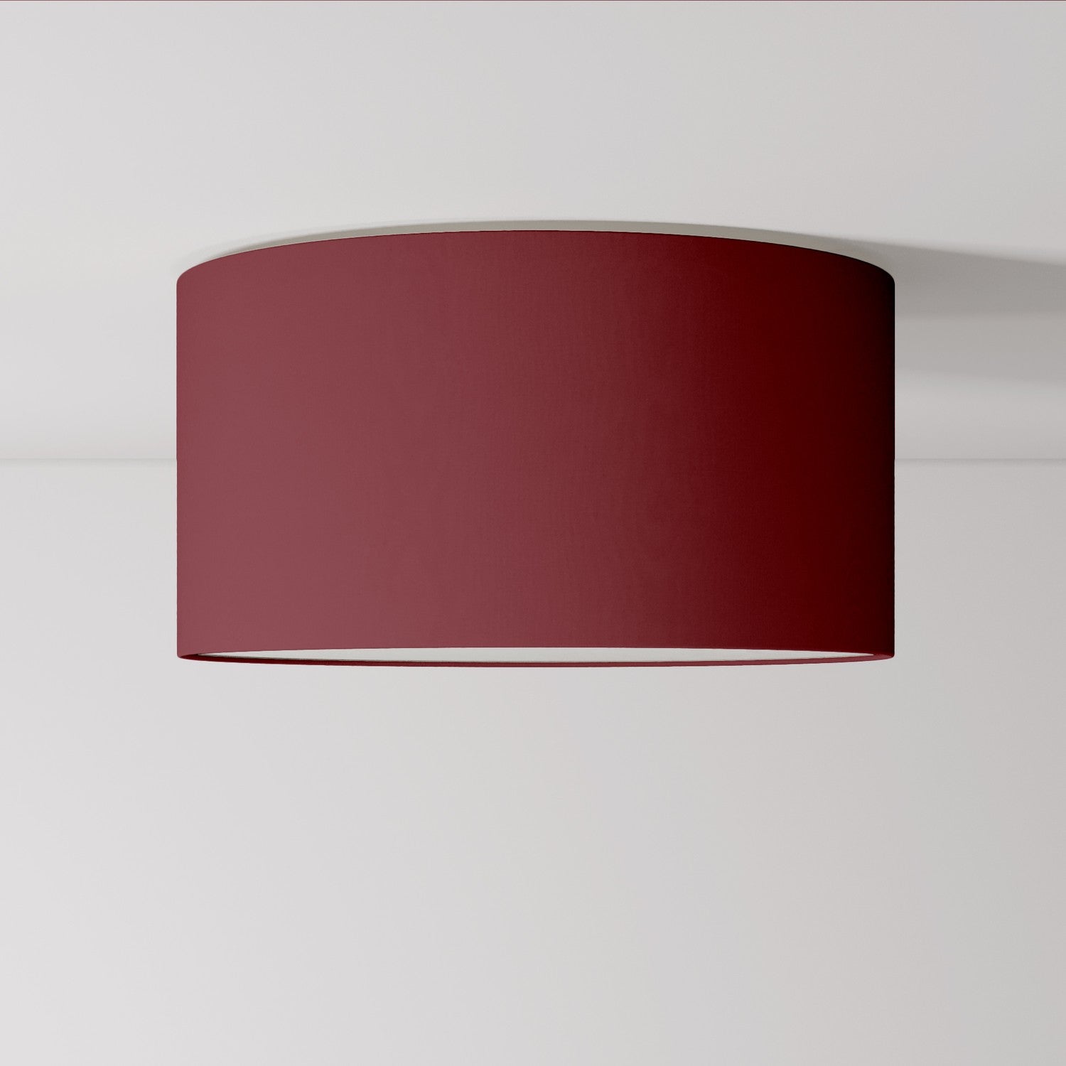 Plafoniera in tessuto Medium - Made in Italy - Arenal Bordeaux