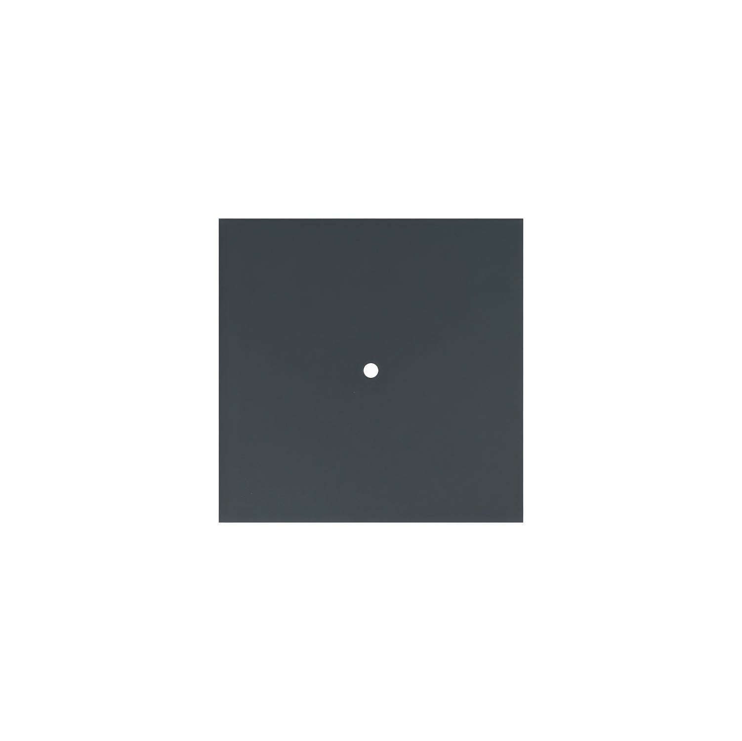 Rosone Rose-One quadrato, 200 mm con 1 foro e 4 fori laterali - Antracite Bianco