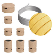 Sistema Filé Linear Kit - con cavo CM10 di 5 m per catenaria e 7 componenti in legno per interni